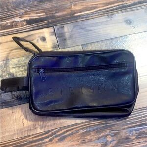 Vintage Stetson Hygiene Bag faux leather